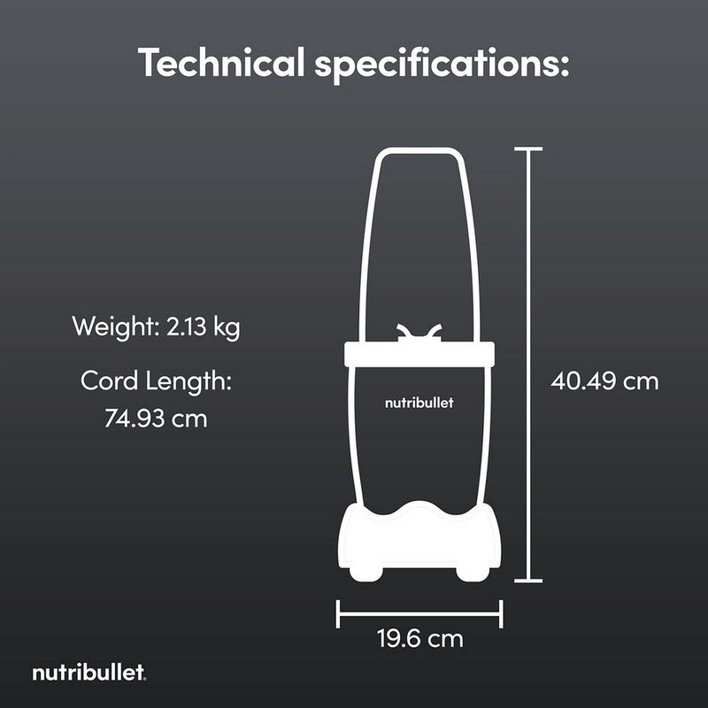 Nutribullet 900 Series McLaren F1 Team Edition Portable Blender 2775 - Grey