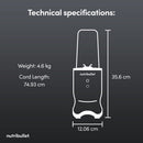 Nutribullet Ultra 1200 McLaren F1 Team Edition Portable Blender 2776 - Grey