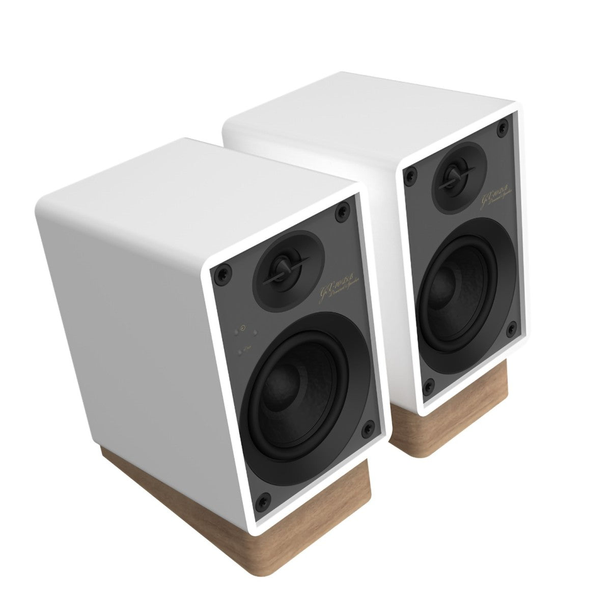 Onkyo Creator Series GX-10DB Active Bookshelf Speakers Pair - White White