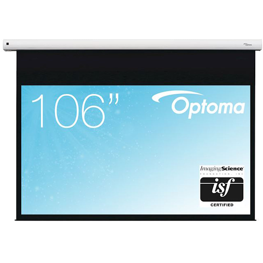 Optoma DE9106EGA 106Inch diagonal 16:9 Electric Projector Screen