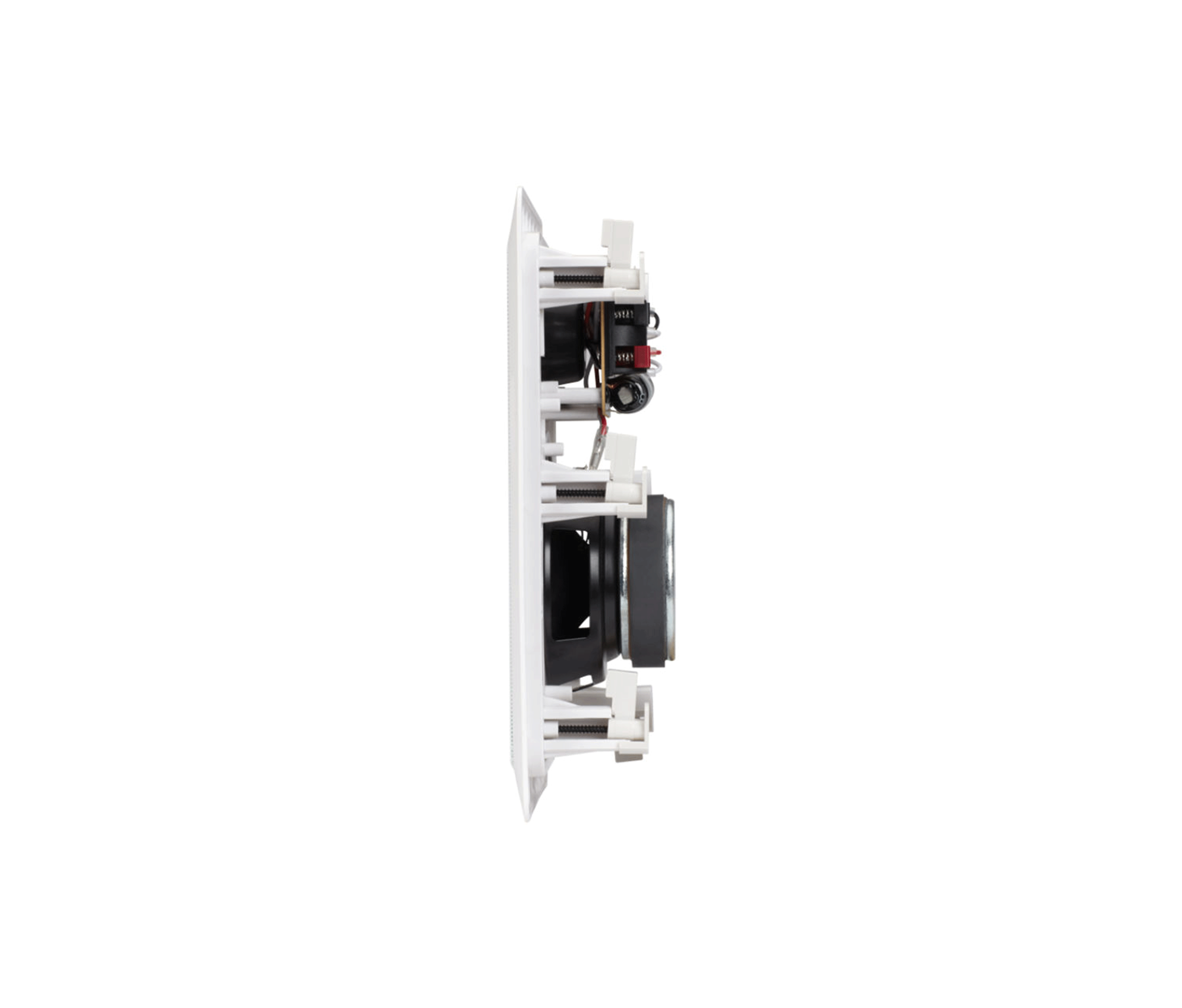 Polk RC55i High-Quality In-Wall Speakers Pair with 5.25inch Drivers White