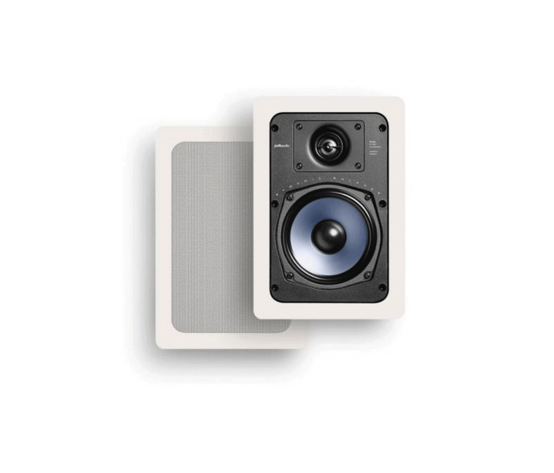 Polk RC55i High-Quality In-Wall Speakers Pair with 5.25inch Drivers ...