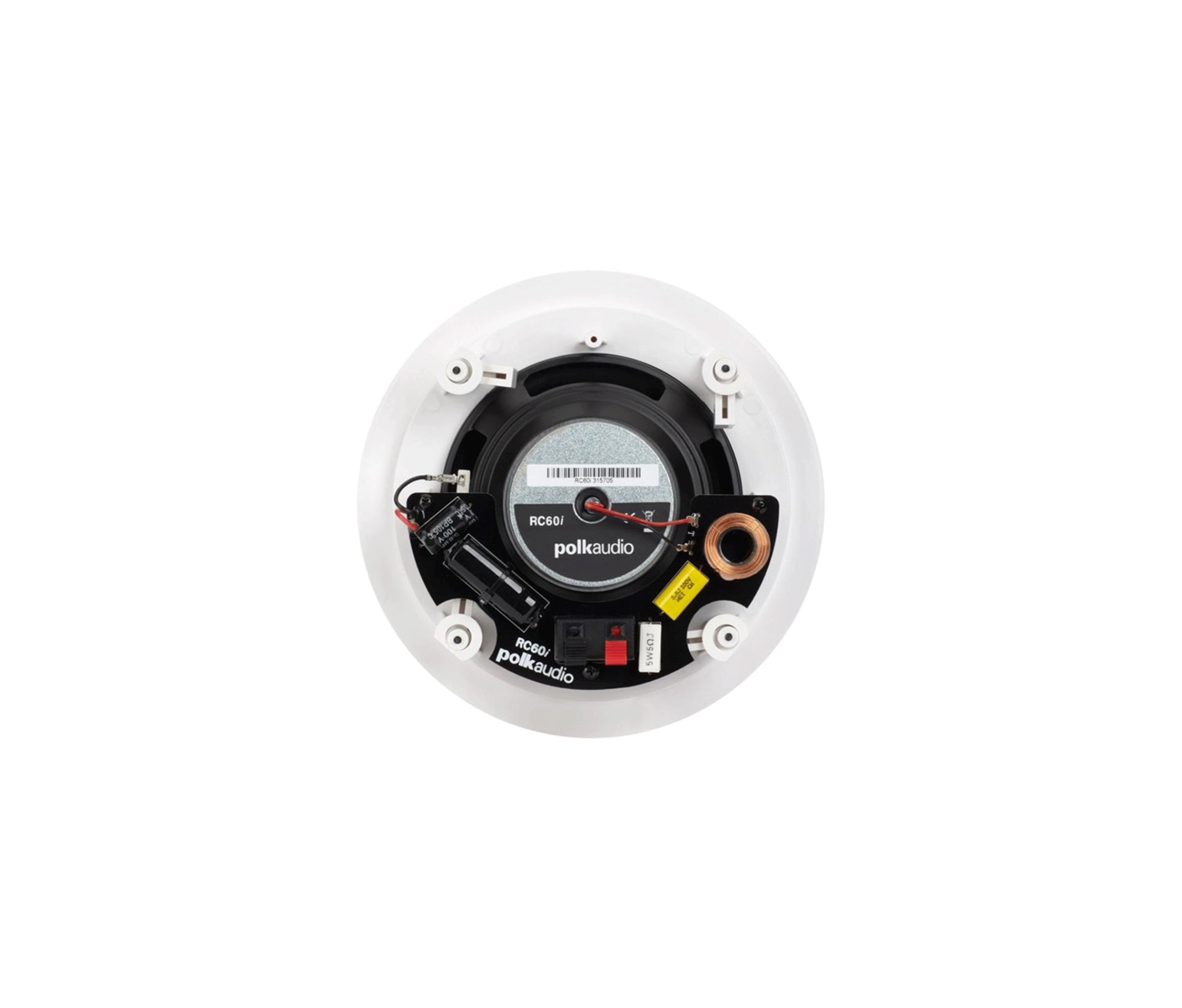 Polk RC60I High-Quality In-Wall Speakers Pair with 6inch Drivers