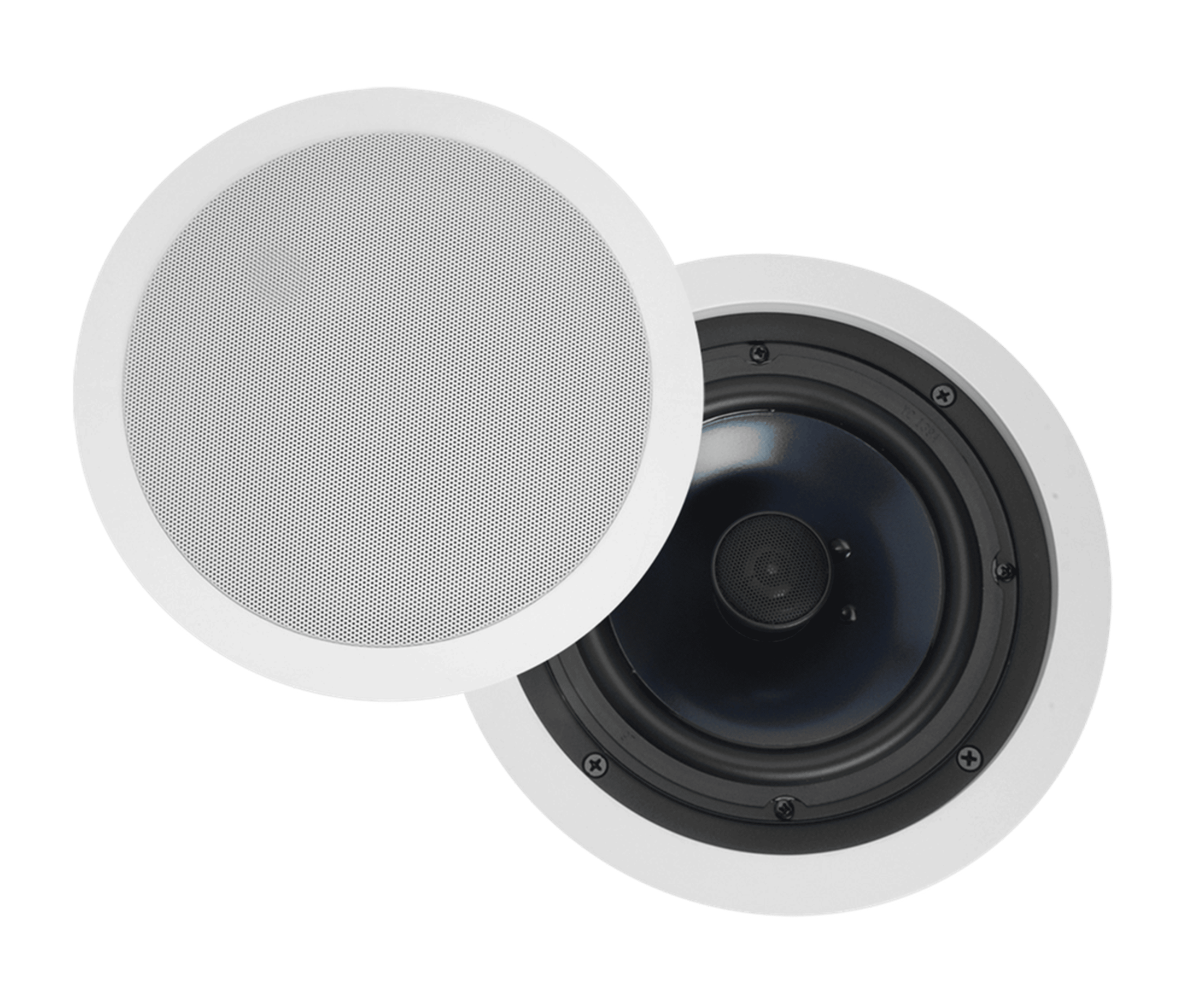 Polk RC80I High-Quality In-Ceiling Speakers Pair with 8Inch Drivers