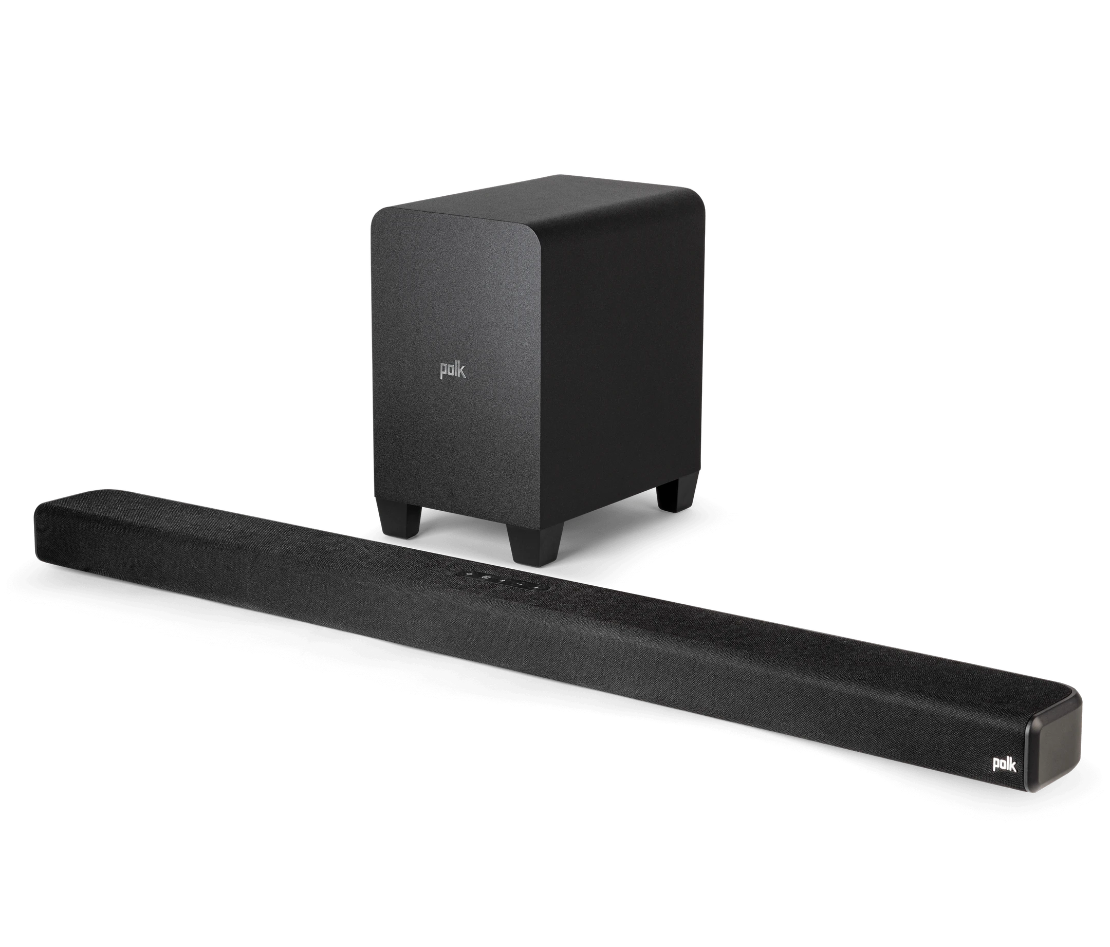 POLK SIGNA S4 True Dolby Atmos 3.1.2 Sound Bar With Wireless Subwoofer EARC and Bluetooth Black
