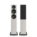 Denon PMA-600NE Amp & DCD-600NE CD Player Silver with Wharfedale Diamond 12.3i Floorstanding Speakers Grey Hi-Fi Bundle