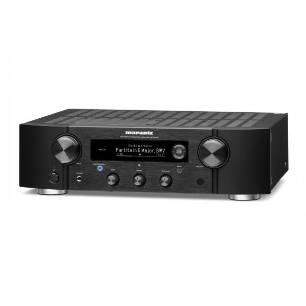 Marantz PM7000N Amplifier Black with Monitor Audio Bronze 200 Floorstanding Speakers Urban Grey Pair 6G