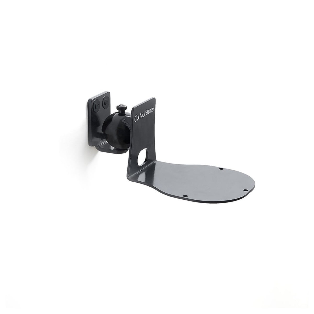 WiiM Sound Lite Wireless Smart Speaker with WiiM NorStone Wall Mount (Single) - Black