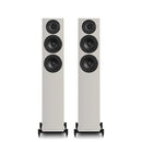 Denon PMA-600NE Amp & DCD-600NE CD Player Silver with Wharfedale Diamond 12.3i Floorstanding Speakers Grey Hi-Fi Bundle