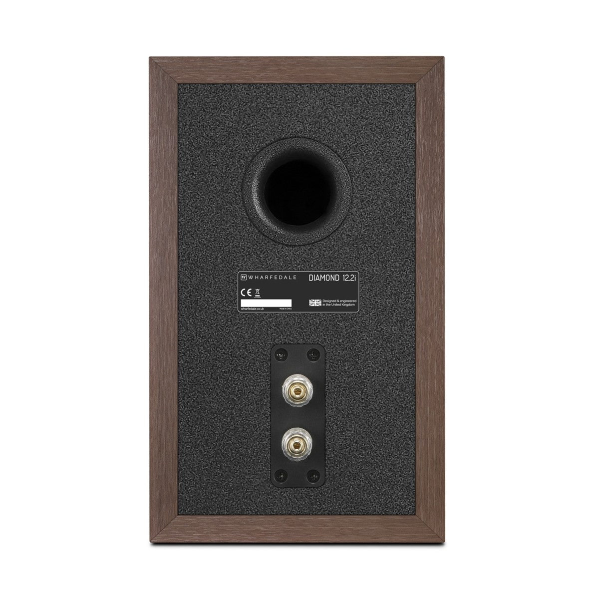Wharfedale Diamond 12.2i Bookshelf Speakers Pair Walnut - Ex-Display Clearance
