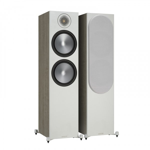 Marantz PM7000N Amplifier Black with Monitor Audio Bronze 500 Floorstanding Speakers Urban Grey Pair 6G