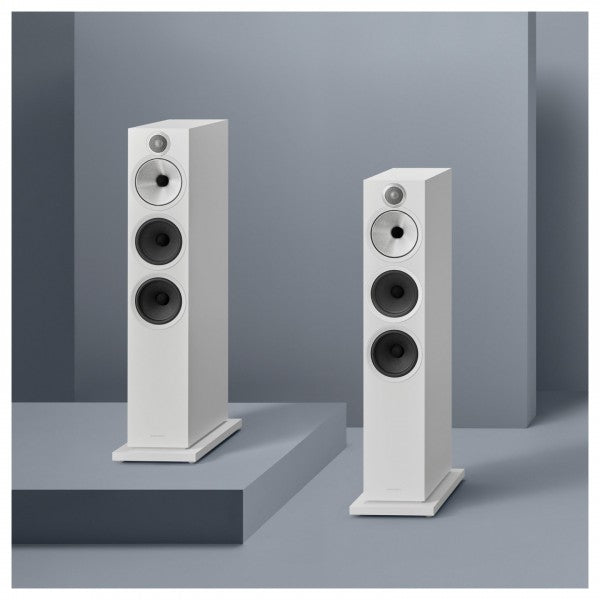 Bowers & Wilkins 603 S3 Floorstanding Speakers Pair White