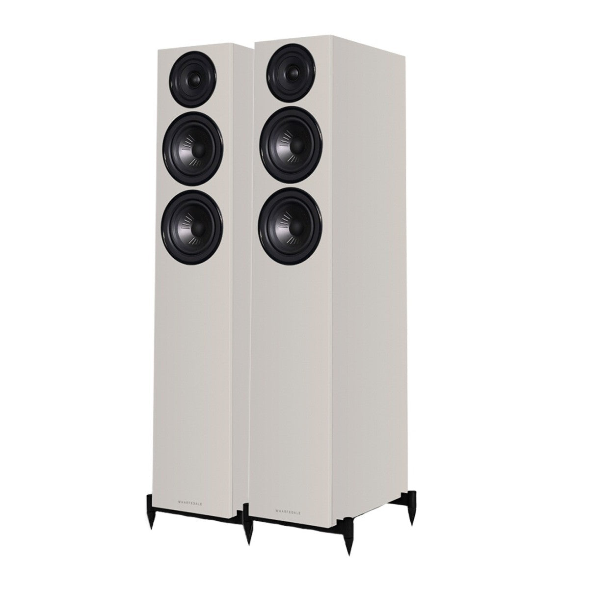 Denon PMA-600NE Amp & DCD-600NE CD Player Silver with Wharfedale Diamond 12.3i Floorstanding Speakers Grey Hi-Fi Bundle
