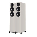 Denon PMA-600NE Amp & DCD-600NE CD Player Silver with Wharfedale Diamond 12.3i Floorstanding Speakers Grey Hi-Fi Bundle