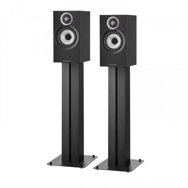 Bowers & Wilkins 607 S3 Bookshelf Speakers with FS-600 S3 Stands Black