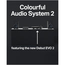 Pro-Ject Colourful Audio System 2 All In One True Analog HiFi Stereo System Satin Black PJAACAS2SB Satin Black