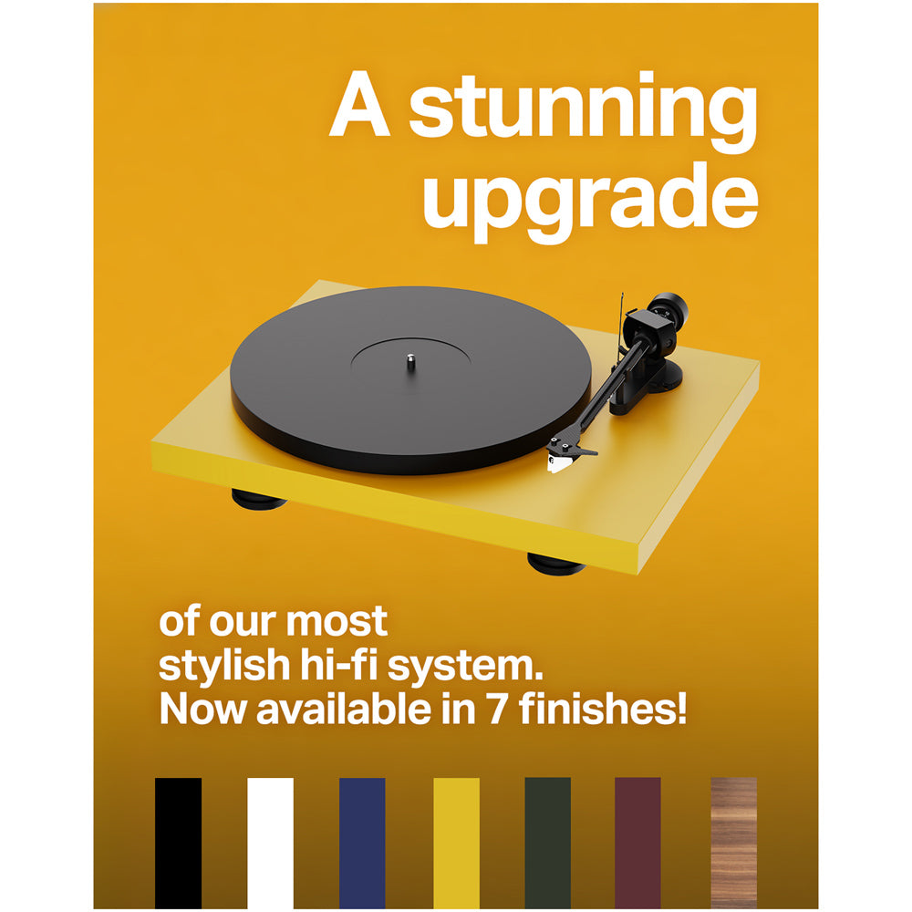 Pro-Ject Colourful Audio System 2 All In One True Analog HiFi Stereo System Satin Fir Green PJAACAS2FG Satin Fir Green