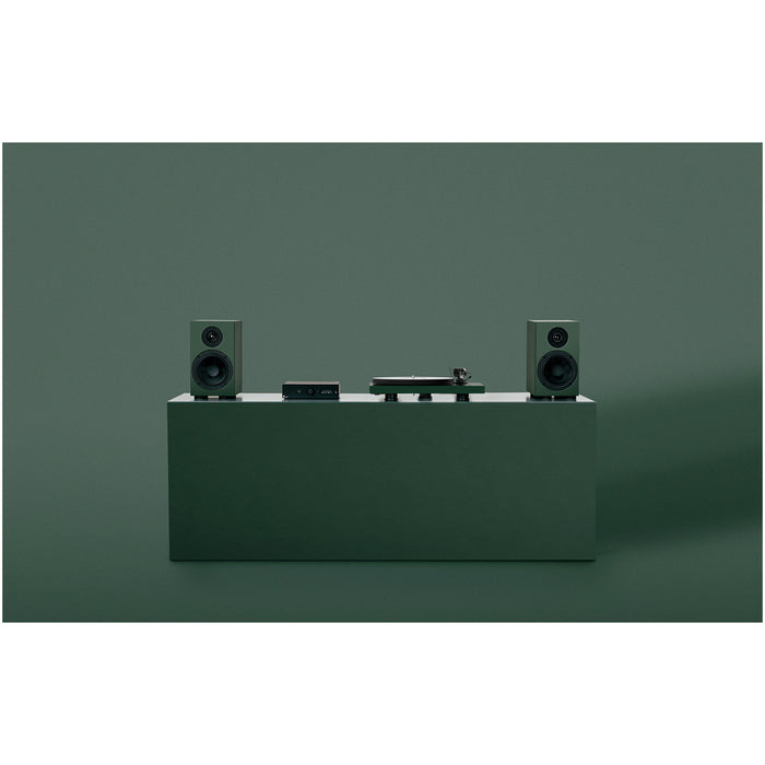 Pro-Ject Colourful Audio System 2 All In One True Analog HiFi Stereo System Satin Fir Green PJAACAS2FG Satin Fir Green