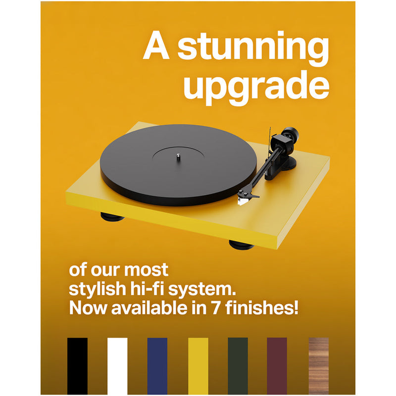 Pro-Ject Colourful Audio System 2 All In One True Analog HiFi Stereo System Satin White PJAACAS2WHISAT Satin White