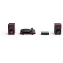 Pro-Ject Colourful Audio System 2 All In One True Analog HiFi Stereo System Satin Wine Red PJAACAS2RED Satin Wine Red