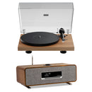 Pro-Ject Debut EVO 2 Turntable and Ruark R3s Music System HiFi Package - Walnut