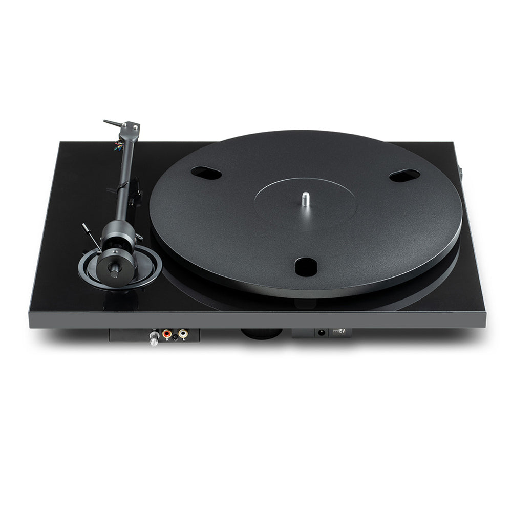 Pro-Ject E1.2 Phono Turntable with Mitchell Acoustics uStream Two (MK1) Active Speakers HiFi Package Black