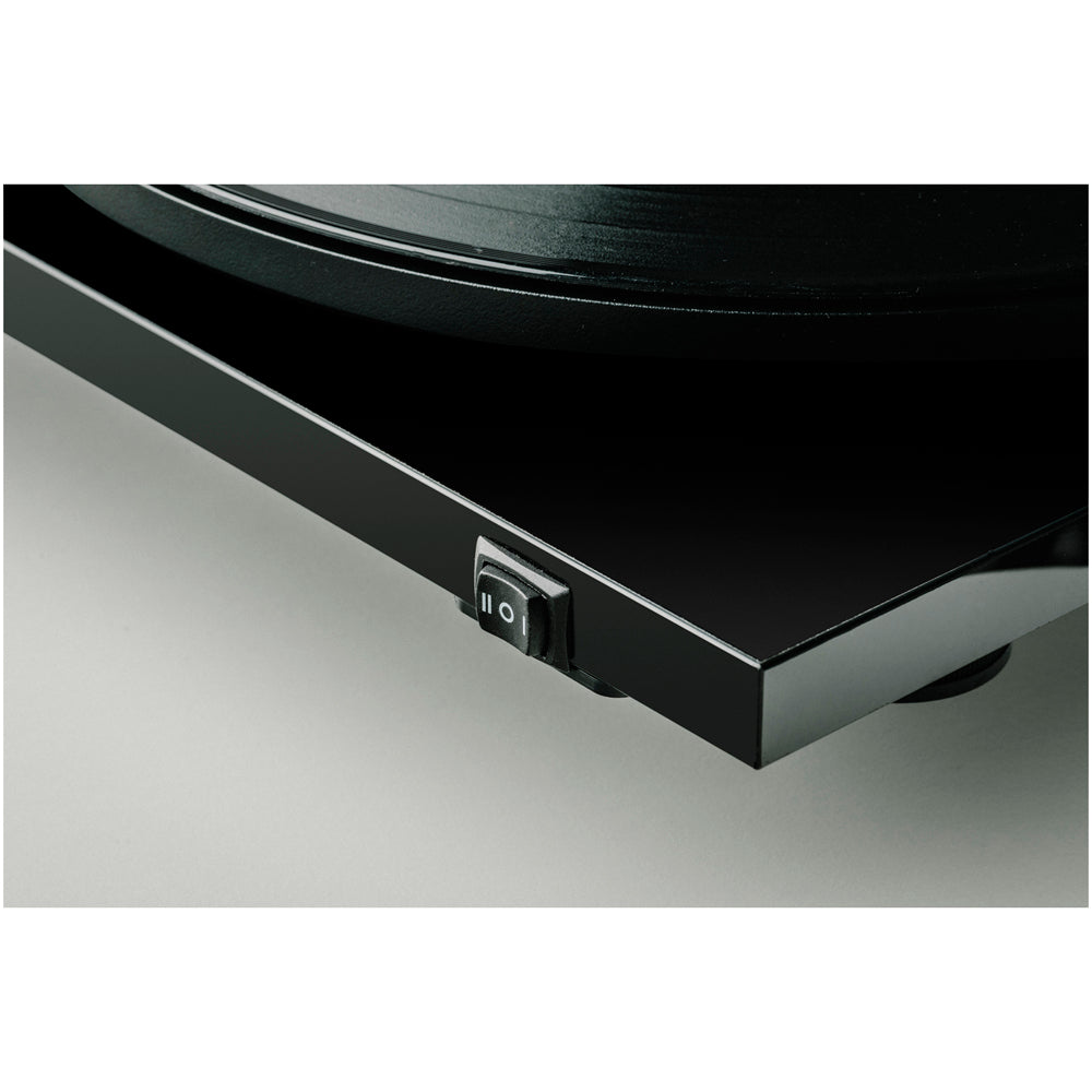 Pro-Ject E1.2 Plug and Play Entry Level Audiophile Grade Manual Turntable Black Black
