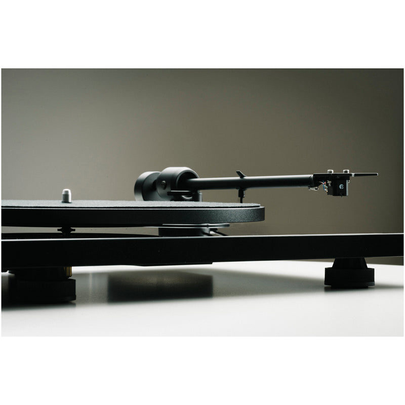 Pro-Ject E1.2 Plug and Play Entry Level Audiophile Grade Manual Turntable Black Black
