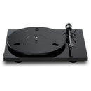 Pro-Ject E1.2 Plug and Play Entry Level Audiophile Grade Manual Turntable Black Black