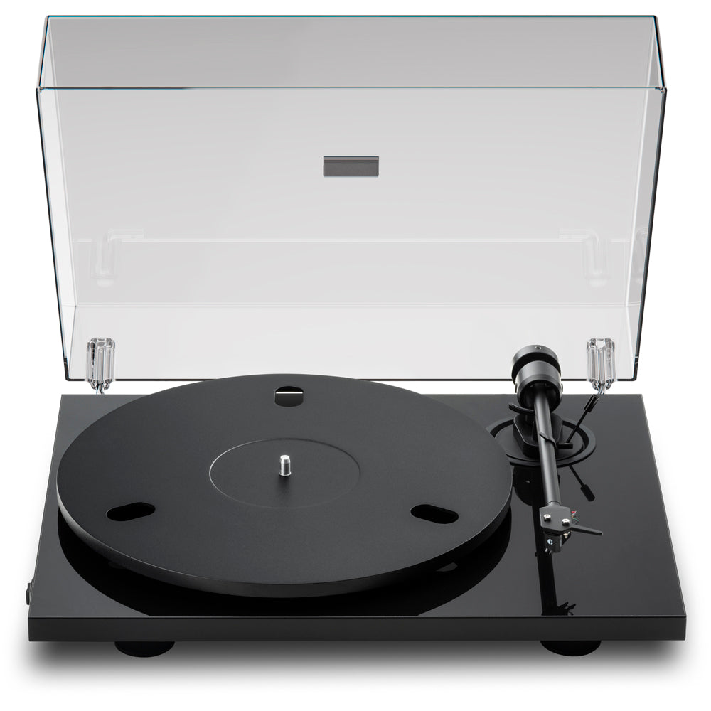 Pro-Ject E1.2 Plug and Play Entry Level Audiophile Grade Manual Turntable Black Black