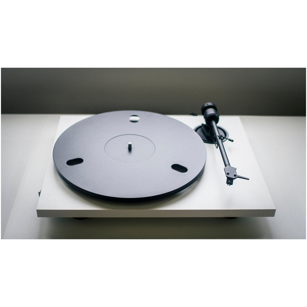 Pro-Ject E1.2 Plug and Play Entry Level Audiophile Grade Manual Turntable White White