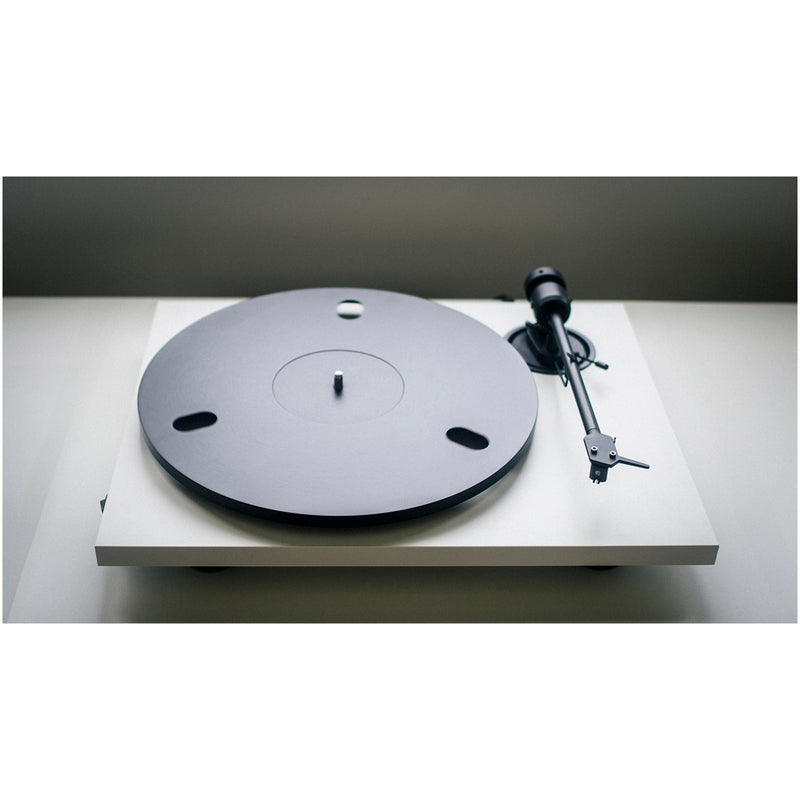 Pro-Ject E1.2 Plug and Play Entry Level Audiophile Grade Manual Turntable White White