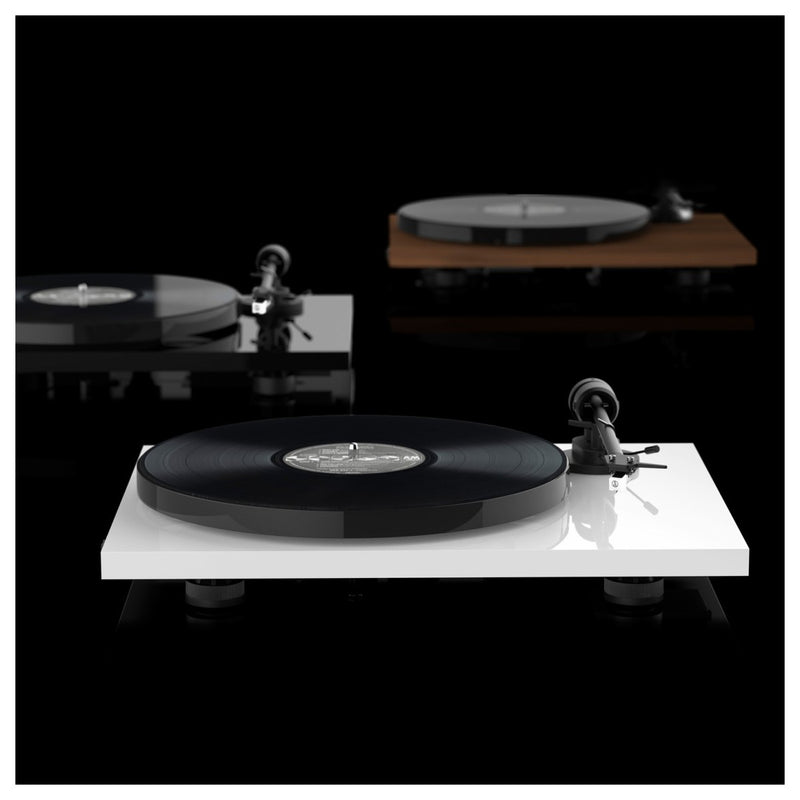 Pro-Ject E1 BT Bluetooth Belt Driven Turntable with Built-in Phono Preamp - White White