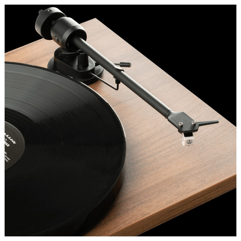 Pro-Ject E1 Phono Belt Driven Turntable with Built-in Phono Preamp - Black Black