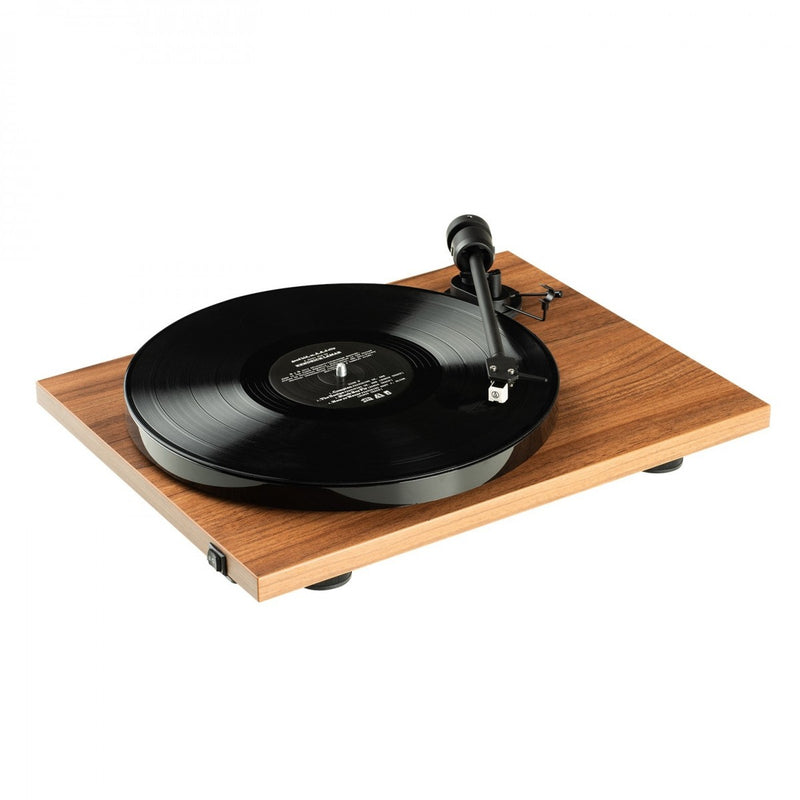 Pro-Ject E1 Phono Belt Driven Turntable with Built-in Phono Preamp - Walnut Walnut