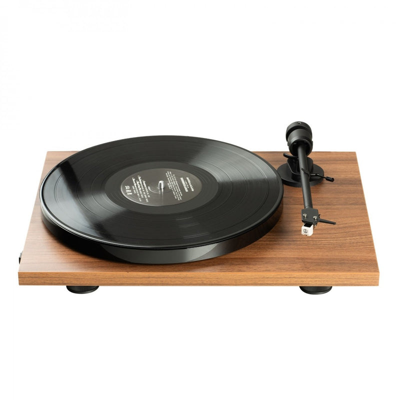 Pro-Ject E1 Phono Belt Driven Turntable with Built-in Phono Preamp - Walnut Walnut