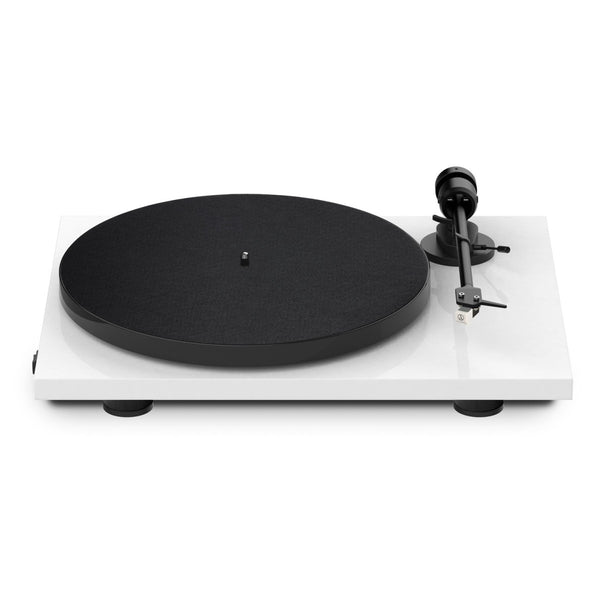 Pro-Ject E1 Phono Belt Driven Turntable with Built-in Phono Preamp - White White