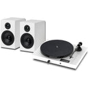 Pro-Ject Juke Box E1 Turntable Set with Speaker Box 5 Speakers White White