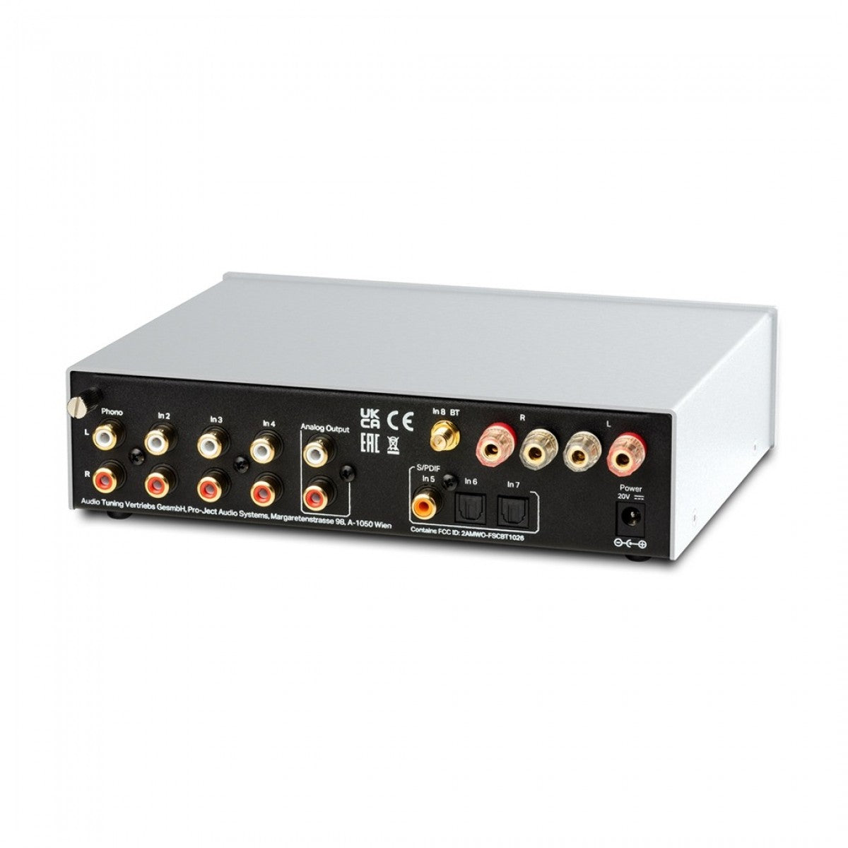 Pro-Ject MaiA S3 Compact - Versatile Audiophile Integrated Amplifier Silver Silver