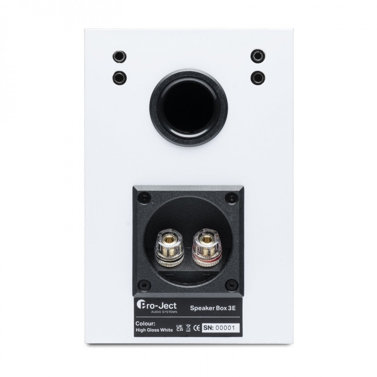 Pro-Ject Speaker Box 3 E Bookshelf Speakers Pair White - Clearance
