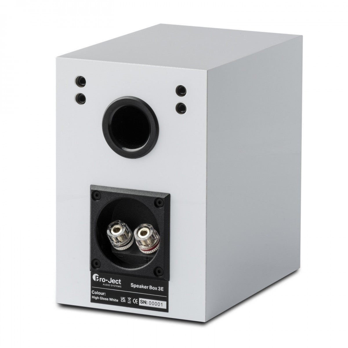 Pro-Ject Speaker Box 3 E Bookshelf Speakers Pair White - Clearance