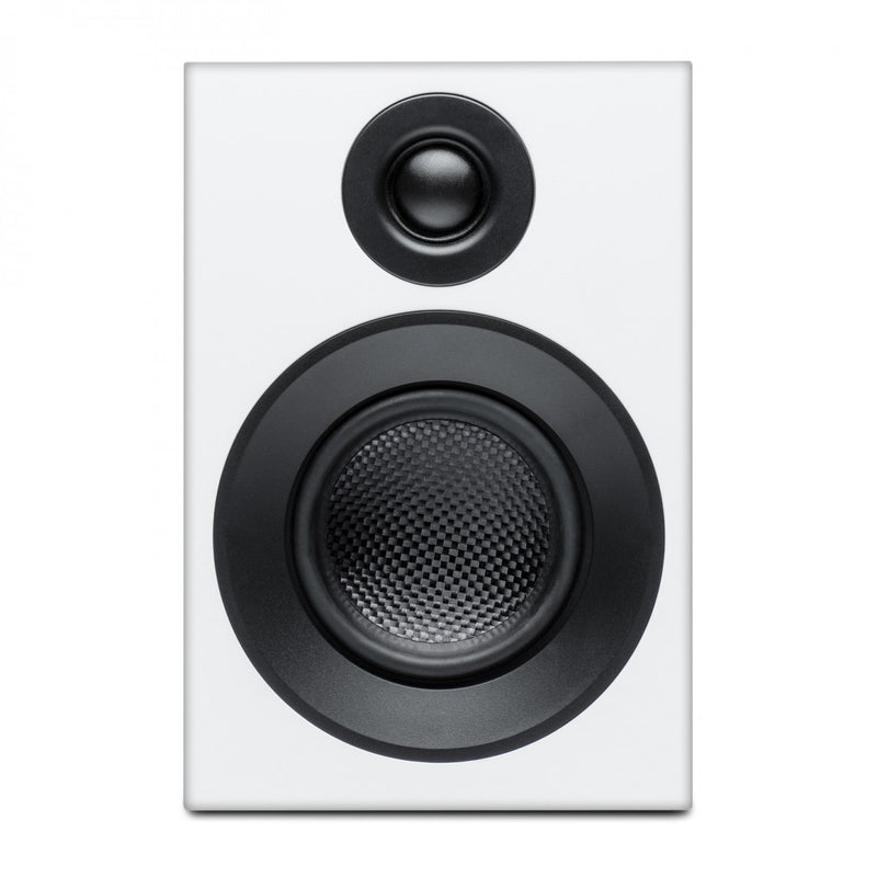 Pro-Ject Speaker Box 3E Carbon Bookshelf Speakers Pair White White