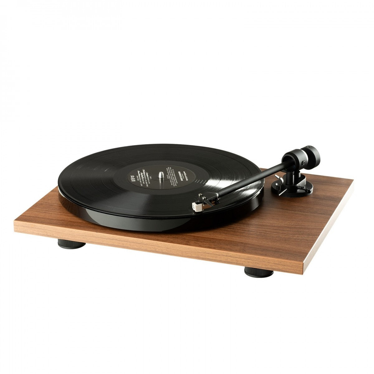 Pro-Ject Stereo Set E1 All-In-One Hi-Fi Set including E1 Turntable with Stereo Box E Integrated Amp and Speaker Box 5E Speakers - Walnut Walnut