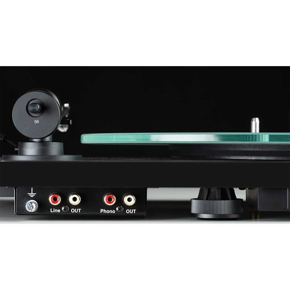 Pro-Ject T1 EVO Phono Turntable and Ruark MR1 MK3 Active Bluetooth Speakers with Built-in MM Phono Preamp Walnut