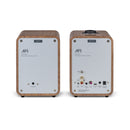 Pro-Ject T1 EVO Phono Turntable and Ruark MR1 MK3 Active Bluetooth Speakers with Built-in MM Phono Preamp Walnut