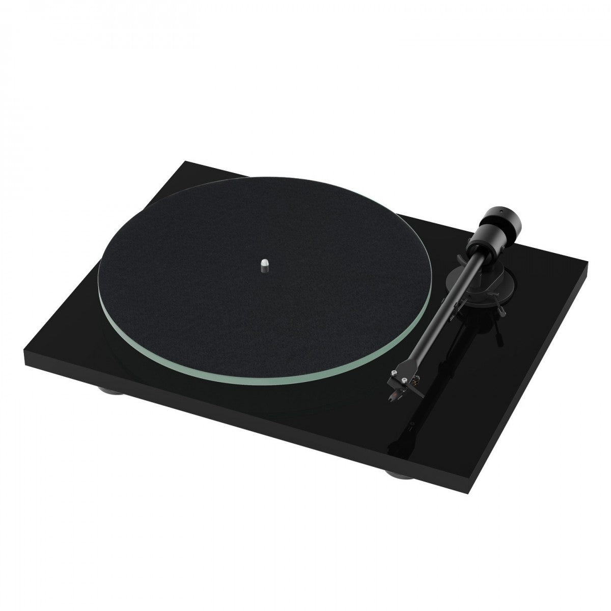 Pro-Ject T1 EVO Standard Turntable with Ruark MR1 MK3 Active Bluetooth Speakers & RS1 Subwoofer Black