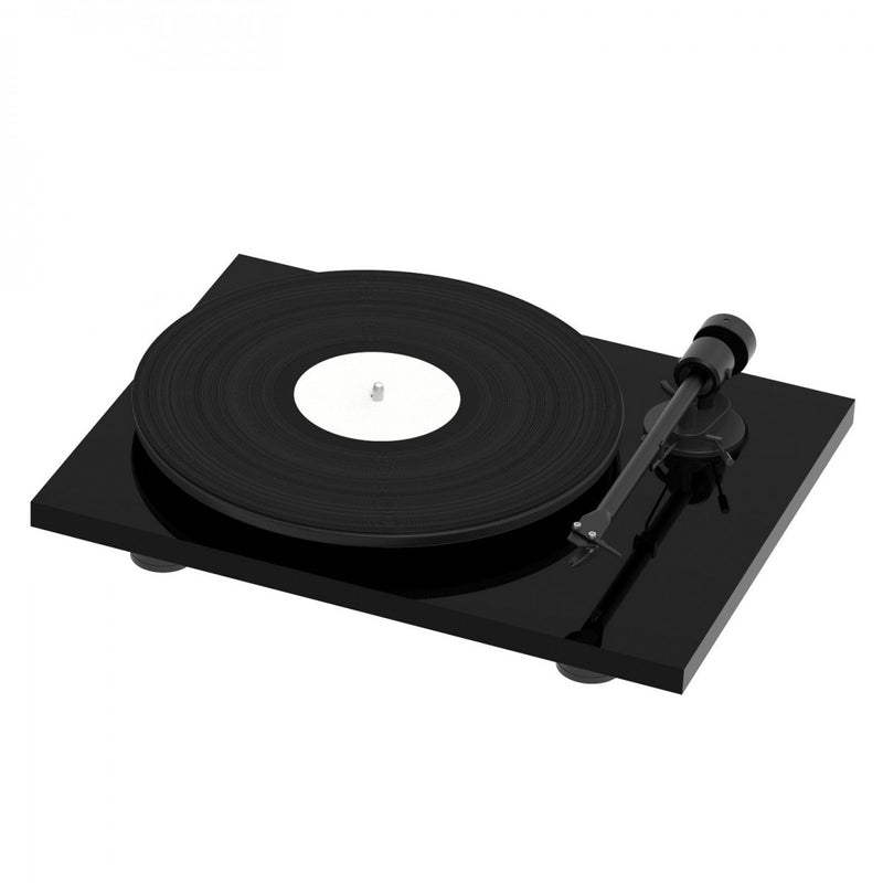 Pro-Ject T1 EVO Turntable and Ruark MR1 MK3 Active Bluetooth Speakers with Built-in MM Phono Preamp Black
