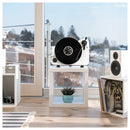 Pro-Ject VT-E BT R Wireless Vertical Bluetooth Turntable White with VT-E Wallmount Kit Bundle