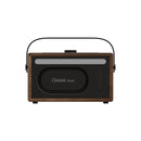 Pure Classic Aura Portable Bluetooth Speaker with Ambient Lighting - Coffee Brown Walnut Brown