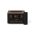Pure Classic C-D4 DAB DAB+ FM Radio with CD Player and Bluetooth - Coffee Brown Walnut Brown